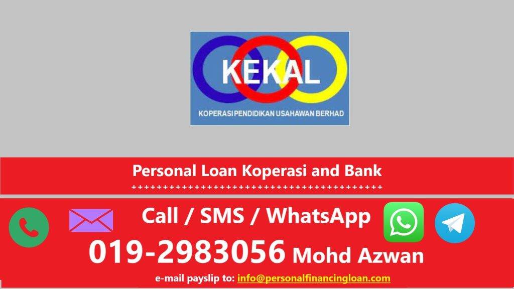 Pinjaman Peribadi Koperasi Pendidikan Usahawan Berhad KOPERASI KEKAL