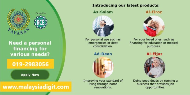 Pinjaman Peribadi Yayasan Perlis RCE YYP Personal Loan