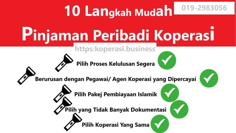 10 Langkah Mudah Pinjaman Peribadi Koperasi